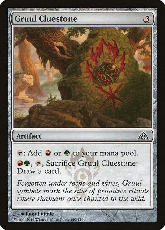Gruul Cluestone 140 Dragon's Maze MTG C NM