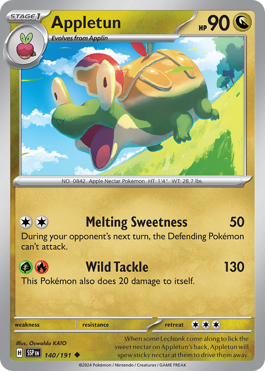 Appletun 140/191 Surging Sparks Pokemon UC NM