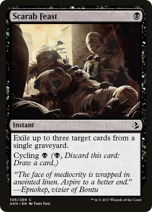 Scarab Feast 106 Amonkhet MTG C LP
