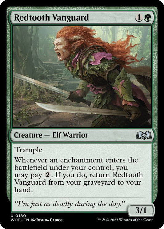 Redtooth Vanguard 180 Wilds of Eldraine MTG UC NM