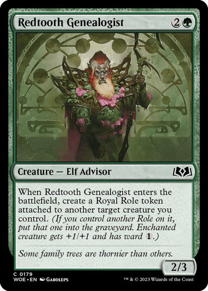 Redtooth Genealogist 179 Wilds of Eldraine MTG C NM