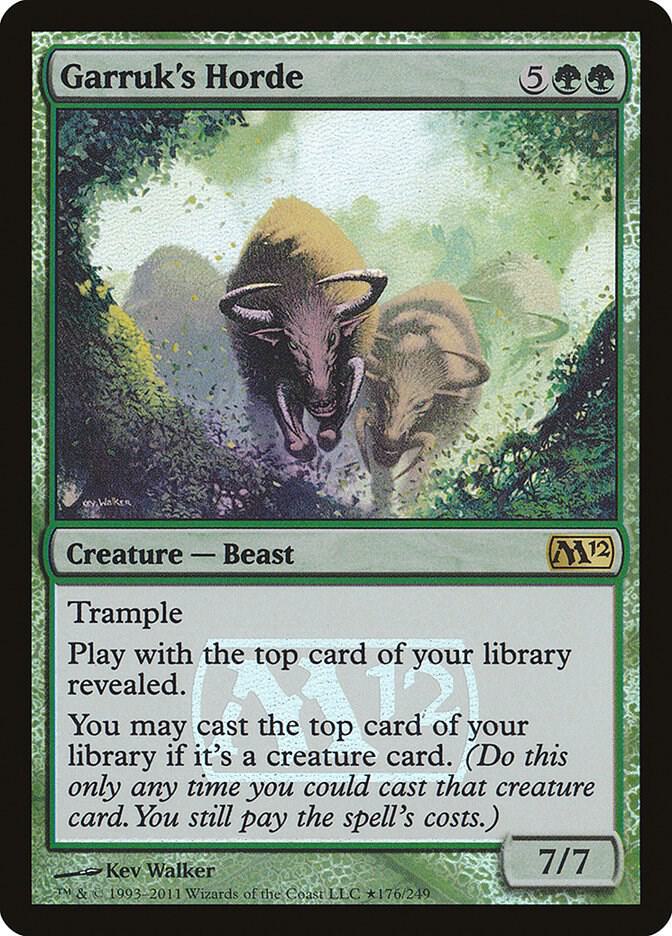 Garruk's Horde 176 Launch Party & Release Event Promos MTG P Foil LP