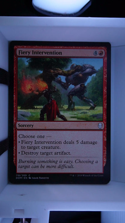 Fiery Intervention 118 Dominaria MTG C NM