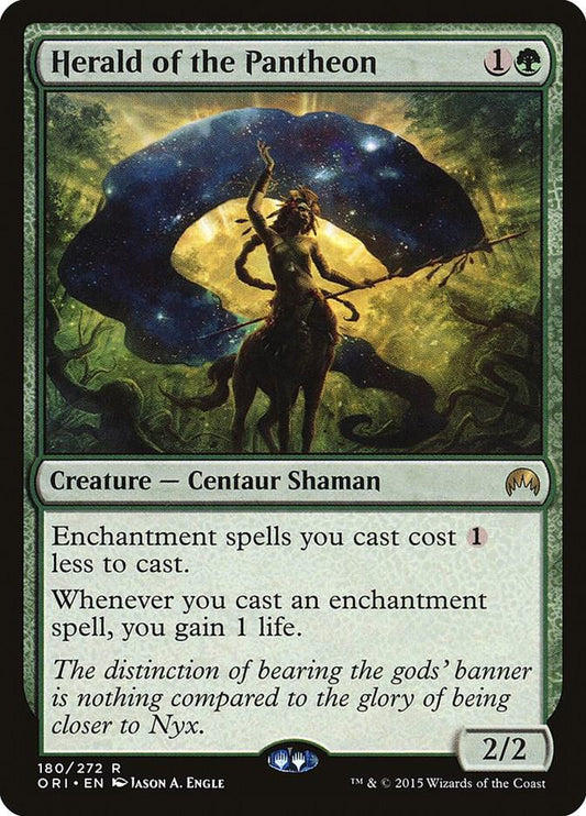 Herald of the Pantheon 180 Magic Origins MTG R NM
