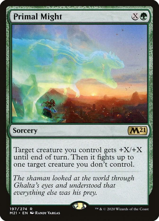 Primal Might 197 Core Set 2021 MTG R NM