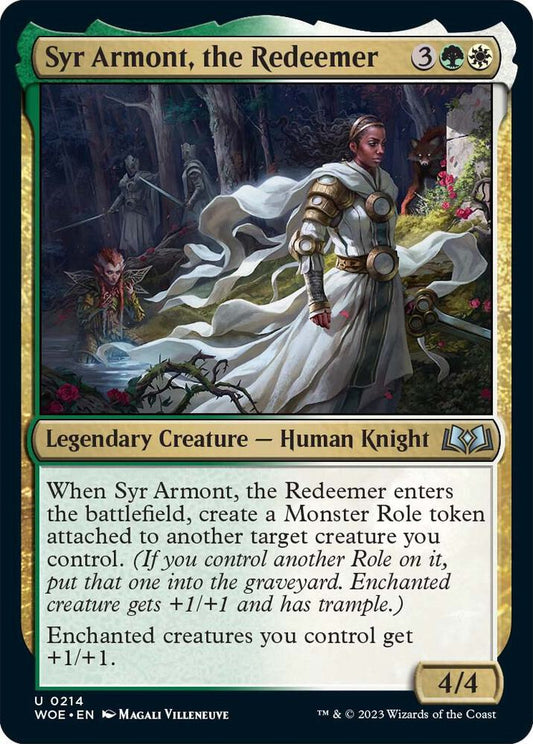 Syr Armont, the Redeemer 214 Wilds of Eldraine MTG UC NM