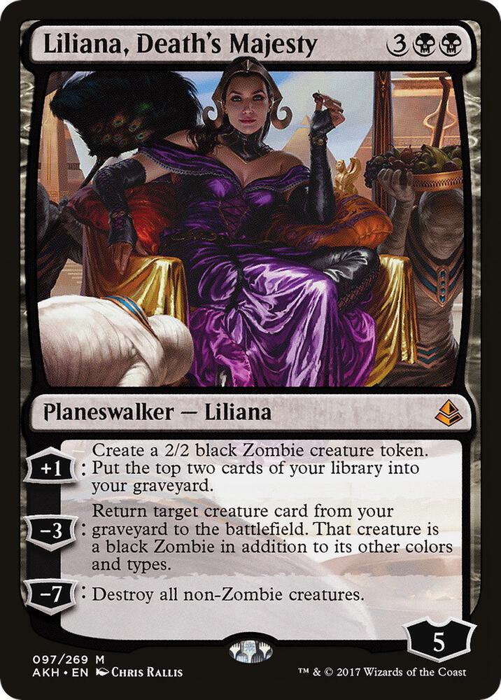 Liliana, Death's Majesty 97 Amonkhet MTG Mythic NM
