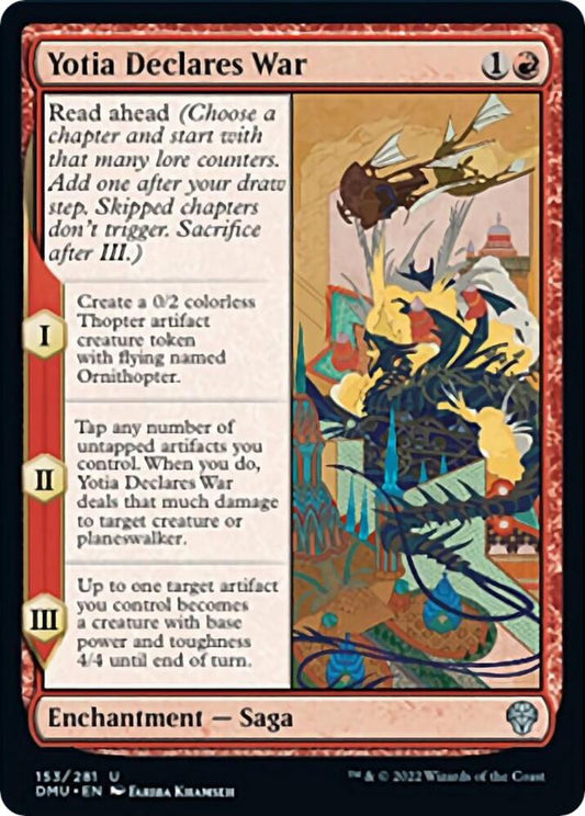 Yotia Declares War 153 Dominaria United MTG UC NM