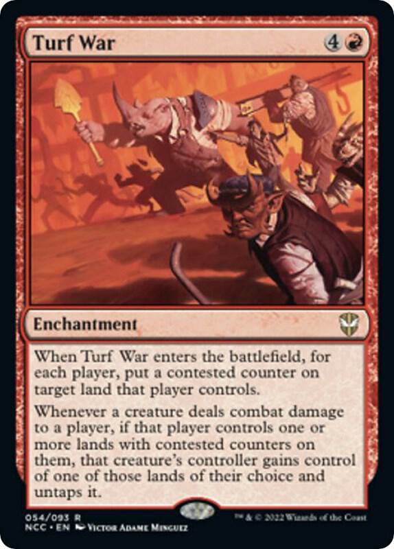 Turf War 54 Commander: Streets of New Capenna MTG R NM