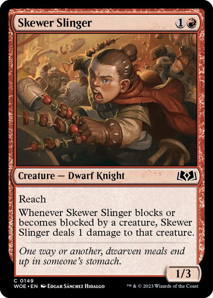 Skewer Slinger 149 Wilds of Eldraine MTG C NM