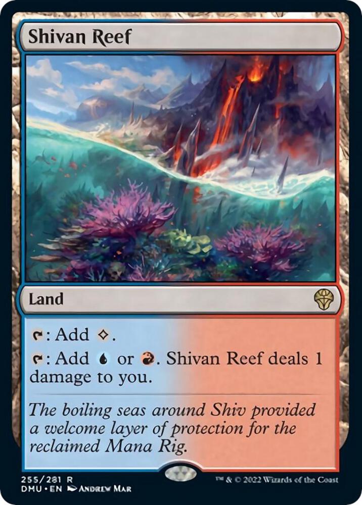 Shivan Reef 255 Dominaria United MTG R NM