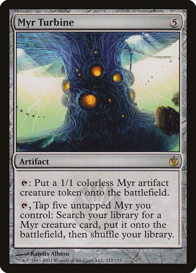 Myr Turbine 117 Mirrodin Besieged MTG R MP