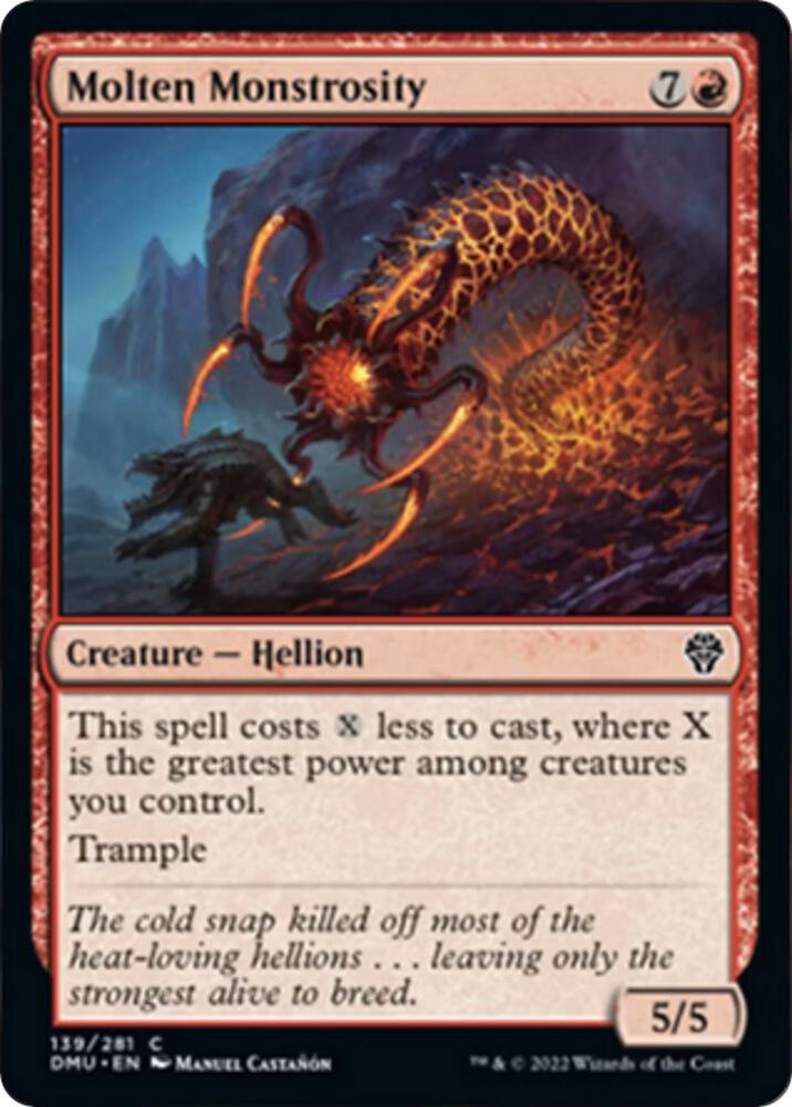 Molten Monstrosity 139 Dominaria United MTG C NM