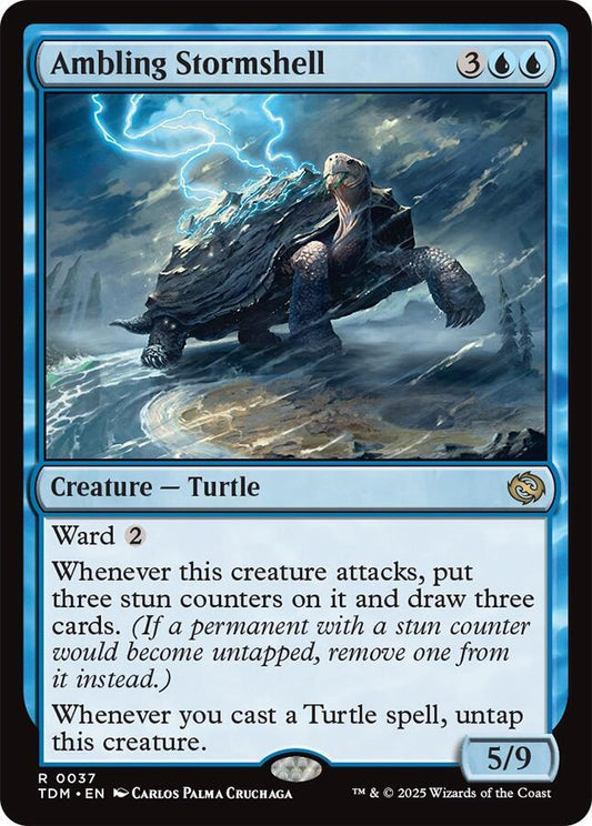 Ambling Stormshell 37 Tarkir: Dragonstorm MTG R NM