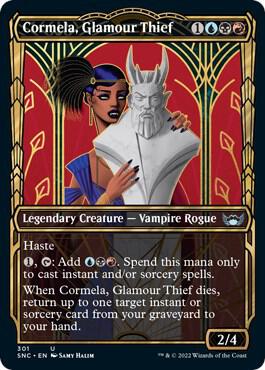 Cormela, Glamour Thief (Showcase) 301 Streets of New Capenna MTG UC Foil NM