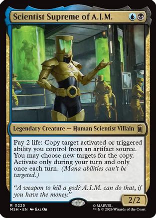 Scientist Supreme of A.I.M. 225 Marvel Super Heroes MTG R NM