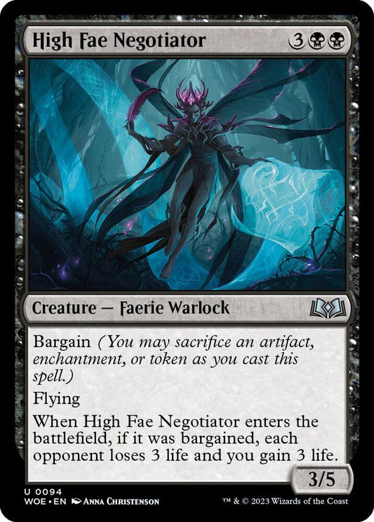 High Fae Negotiator 94 Wilds of Eldraine MTG UC NM