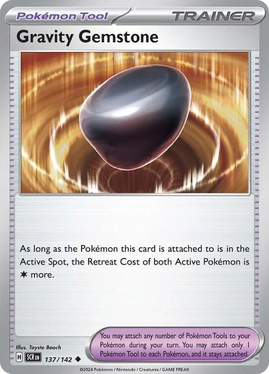 Gravity Gemstone 137/142 Stellar Crown Pokemon UC NM