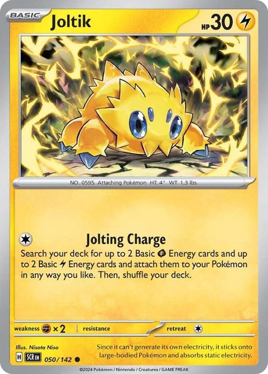 Joltik 50/142 Stellar Crown Pokemon C NM