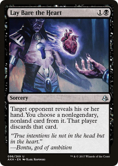 Lay Bare the Heart 96 Amonkhet MTG UC LP