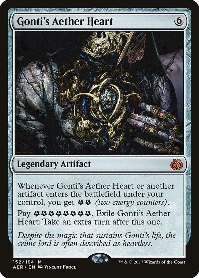 Gonti's Aether Heart 152 Aether Revolt MTG Mythic NM