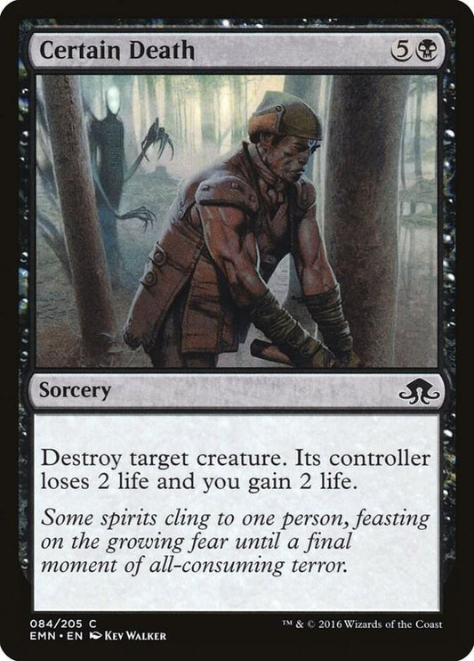 Certain Death 84 Eldritch Moon MTG C NM