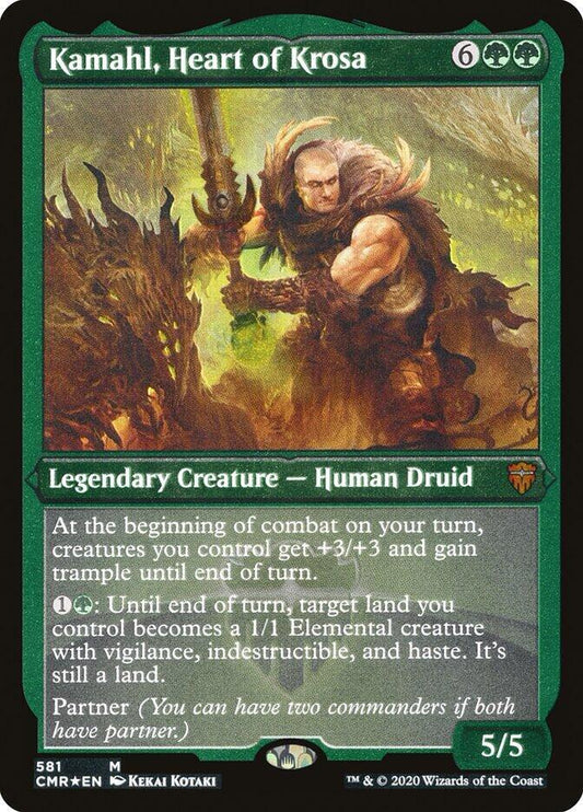 Kamahl, Heart of Krosa (Foil Etched) 581 Commander Legends MTG Mythic NM