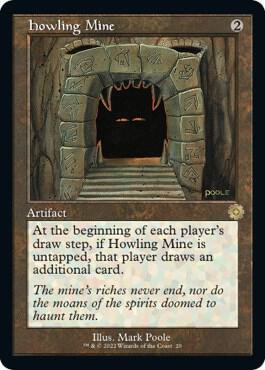 Howling Mine 20 The Brothers' War: Retro Frame Artifacts MTG R NM