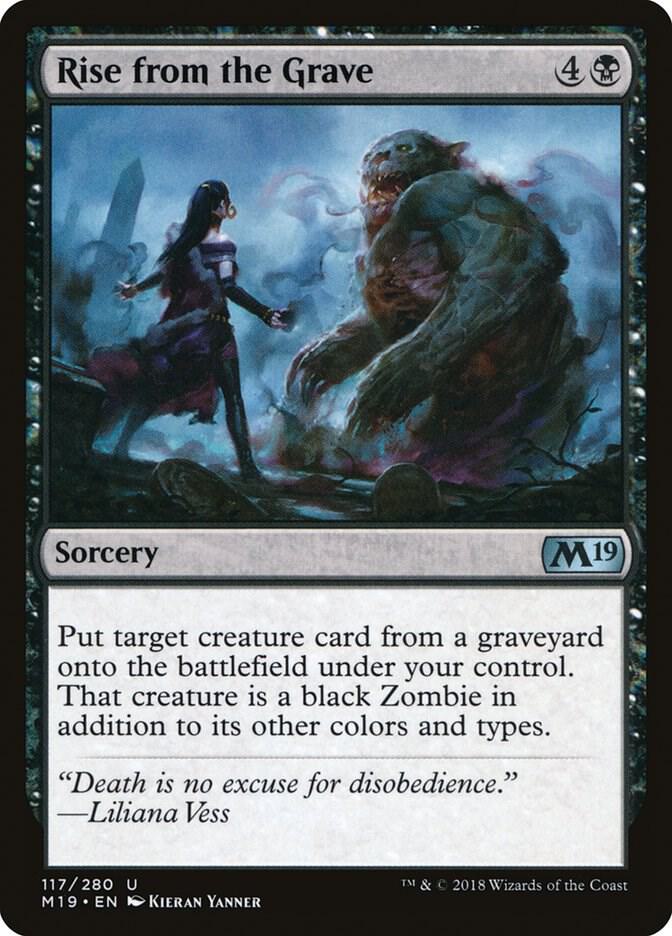 Rise from the Grave 117 Core Set 2019 MTG UC NM