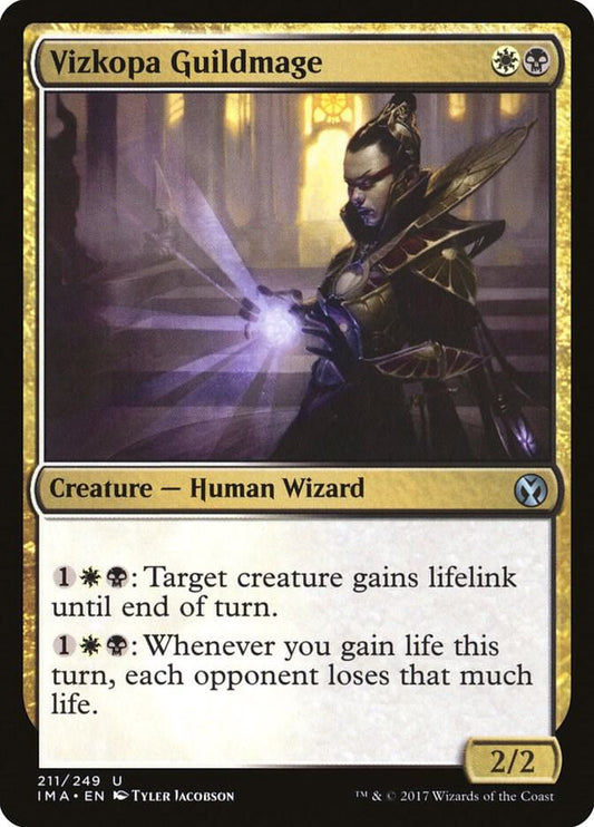 Vizkopa Guildmage 211 Iconic Masters MTG UC NM