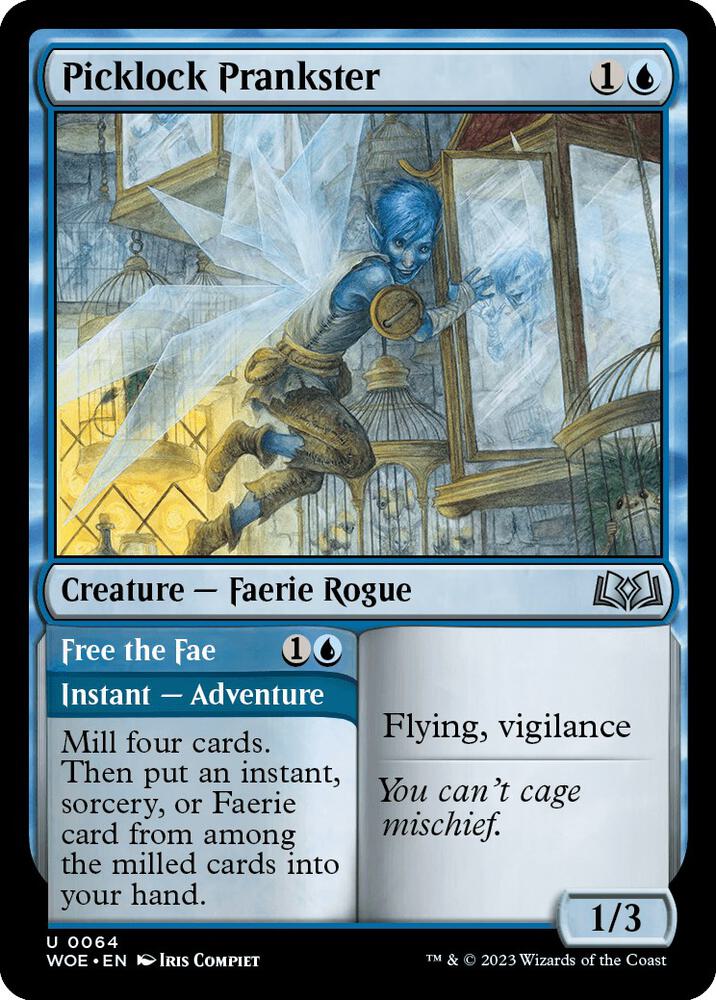 Picklock Prankster 64 Wilds of Eldraine MTG UC NM