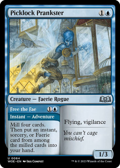 Picklock Prankster 64 Wilds of Eldraine MTG UC NM