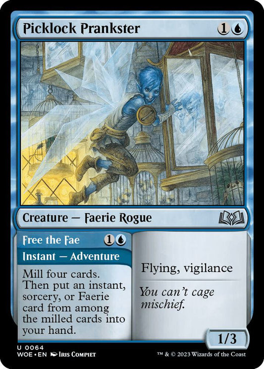 Picklock Prankster 64 Wilds of Eldraine MTG UC NM
