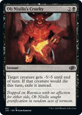 Ob Nixilis's Cruelty 451 Jumpstart 2022 MTG C NM