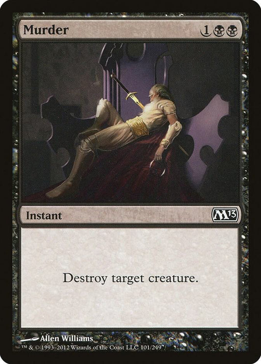 Murder 101 Magic 2013 (M13) MTG C NM