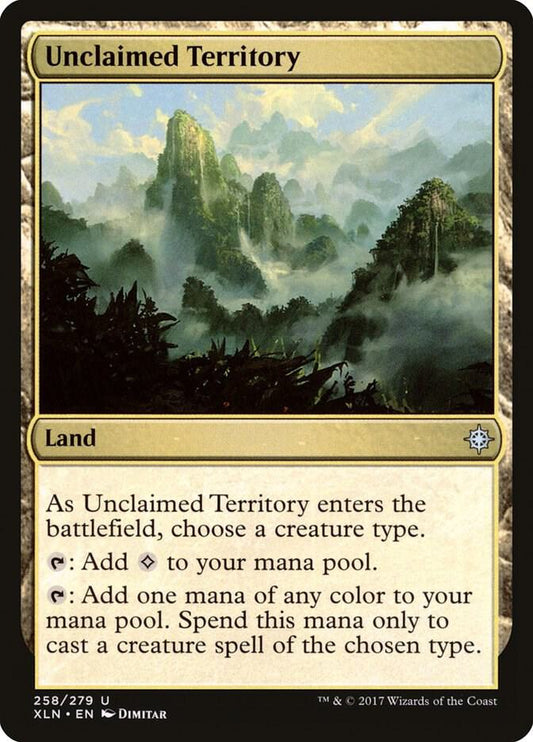 Unclaimed Territory 258 Ixalan MTG UC NM
