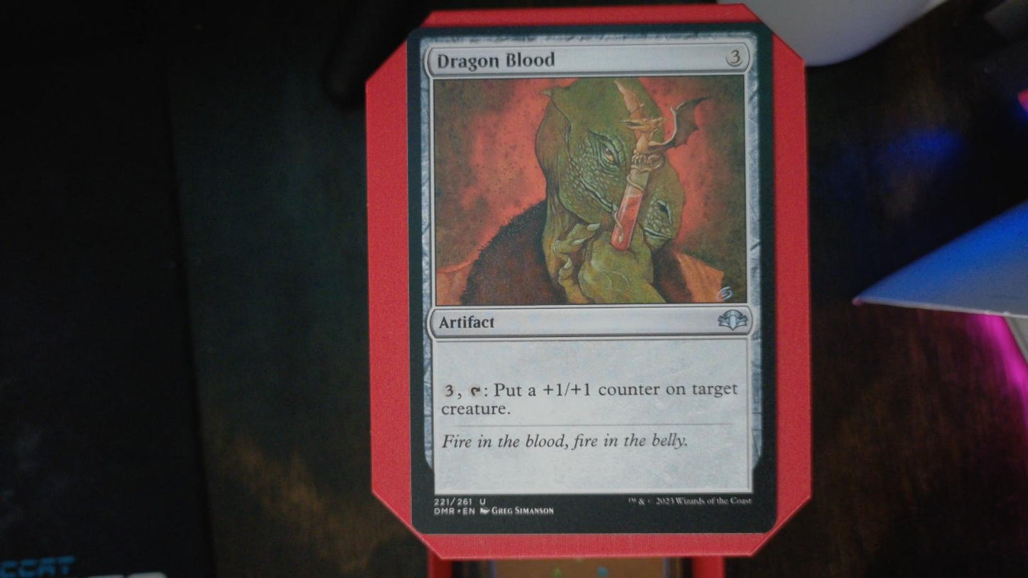 Dragon Blood 221 Dominaria Remastered MTG UC NM
