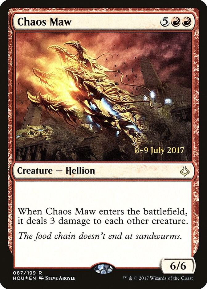 Chaos Maw 87 Prerelease Cards MTG R Foil NM