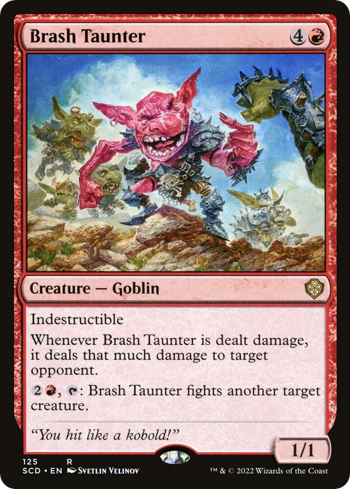 Brash Taunter 125 Starter Commander Decks MTG R NM
