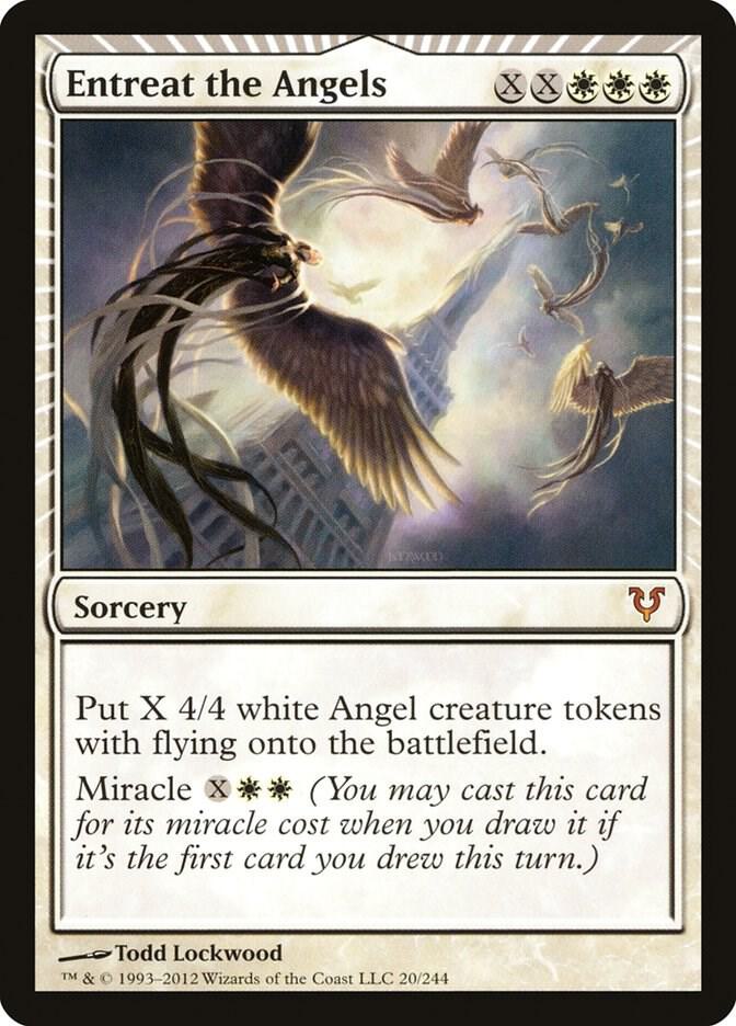 Entreat the Angels 20 Avacyn Restored MTG Mythic LP