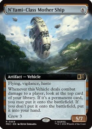 N'Yami-Class Mother Ship (Extended Art) 444 Marvel Super Heroes MTG NM