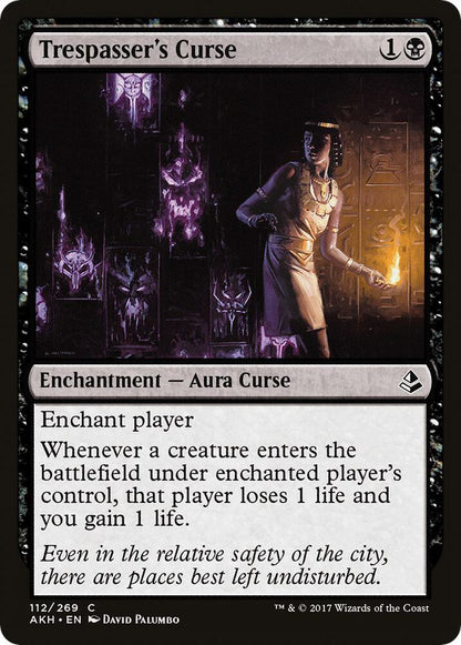 Trespasser's Curse 112 Amonkhet MTG C LP
