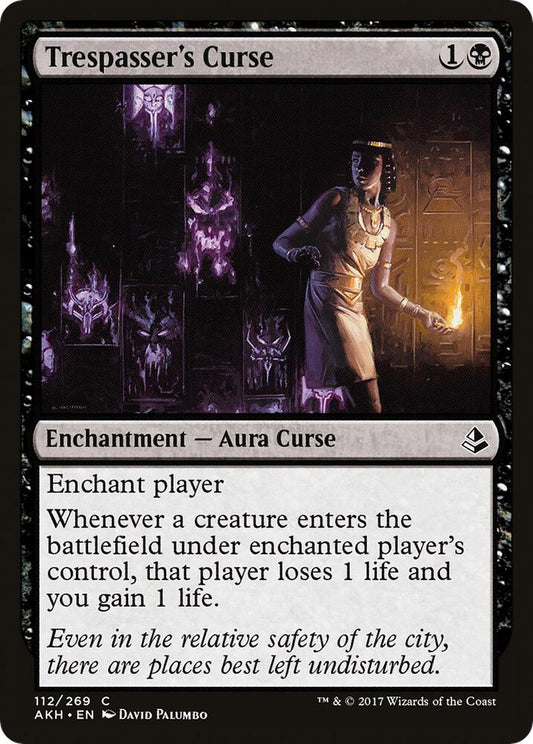 Trespasser's Curse 112 Amonkhet MTG C LP
