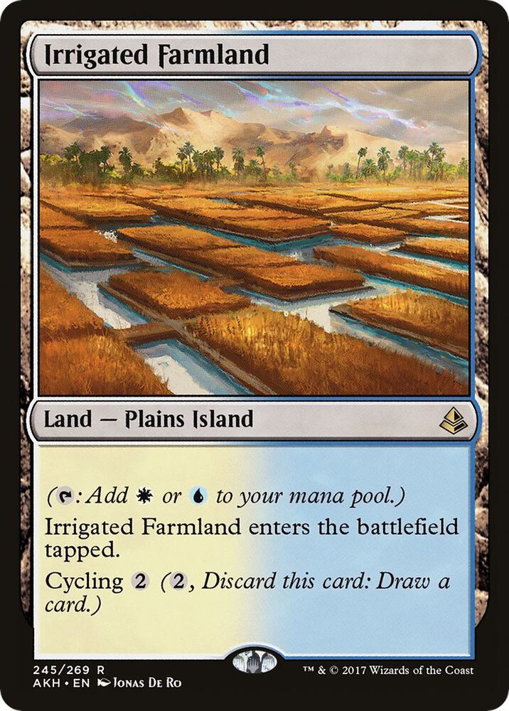 Irrigated Farmland 245 Amonkhet MTG R NM
