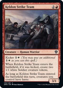 Keldon Strike Team 136 Dominaria United MTG C NM
