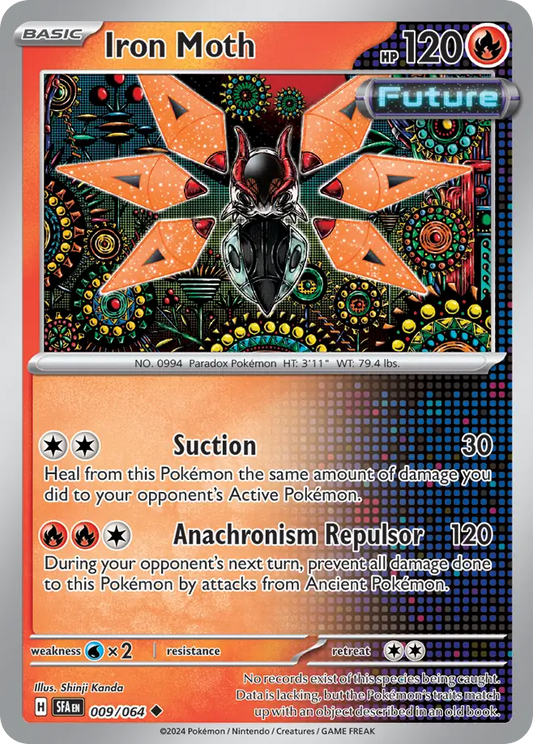Iron Moth 009/064 Shrouded Fable Pokemon UC NM