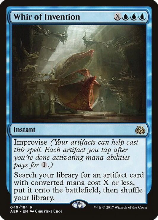Whir of Invention 49 Aether Revolt MTG R NM