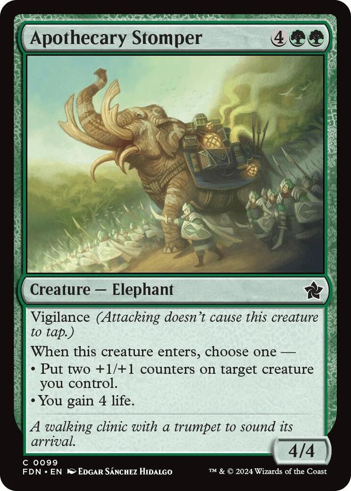 Apothecary Stomper 99 Foundations MTG C NM