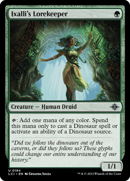 Ixalli's Lorekeeper 194 The Lost Caverns of Ixalan MTG UC NM