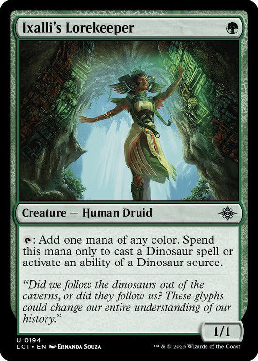 Ixalli's Lorekeeper 194 The Lost Caverns of Ixalan MTG UC NM